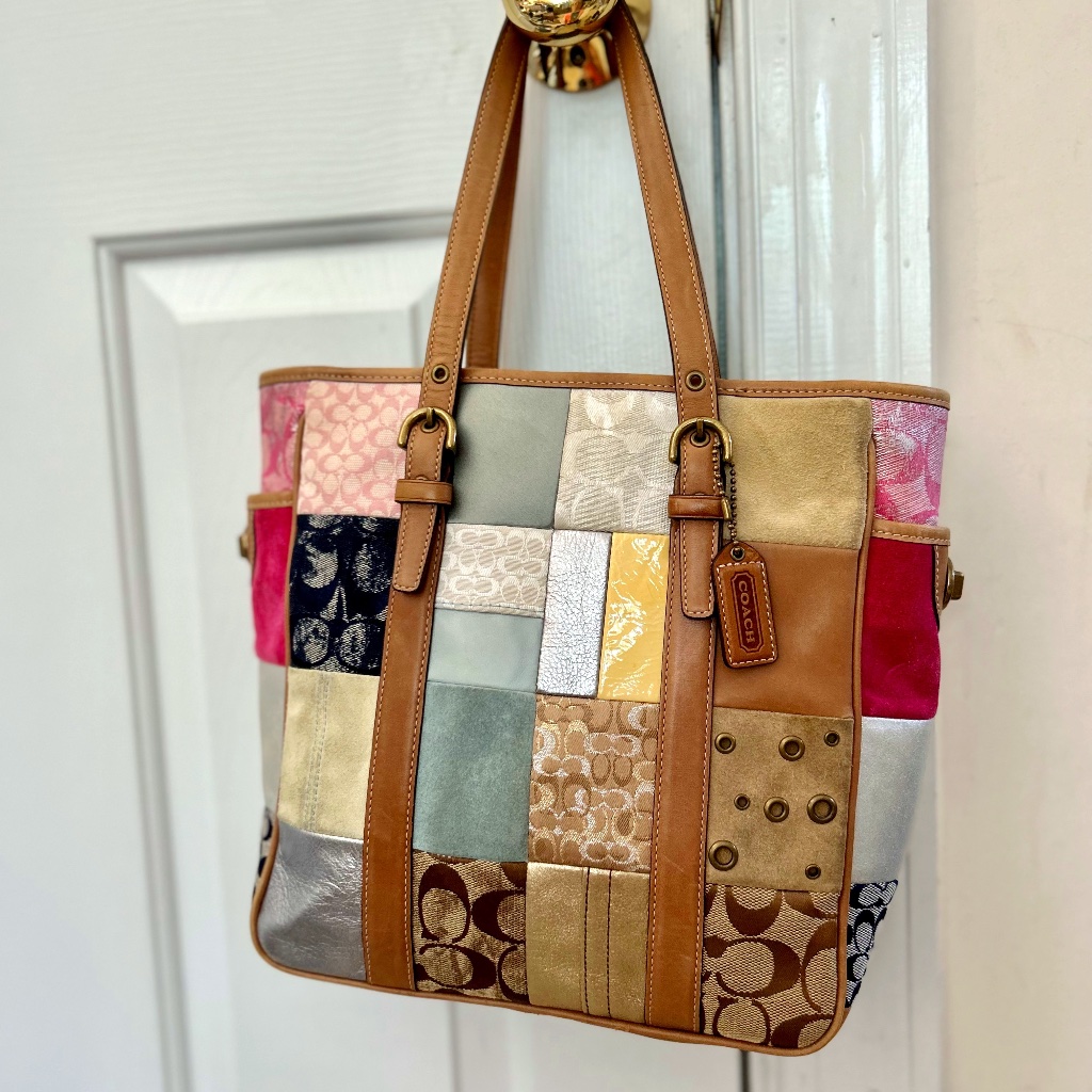 Vtg Coach Patchwork #10001